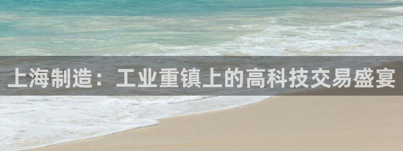 天宏娱乐怎么注册：上海制造：工业重镇上的高科技交易盛宴